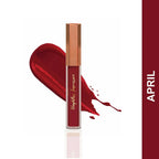 FLiCKA Weightless Impression 04 April - Maroon Matte Finish Liquid Lipstick | Grocsy