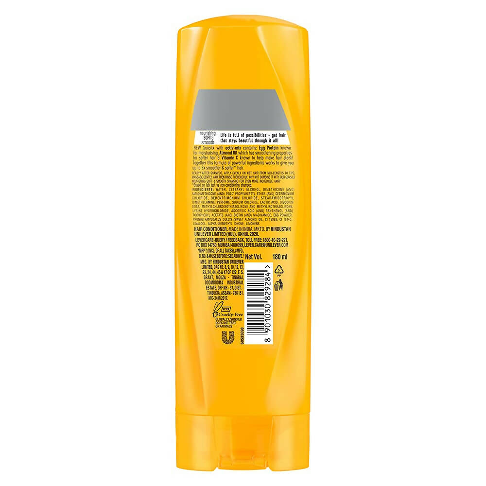 Sunsilk Nourishing Soft & Smooth Conditioner | Grocsy
