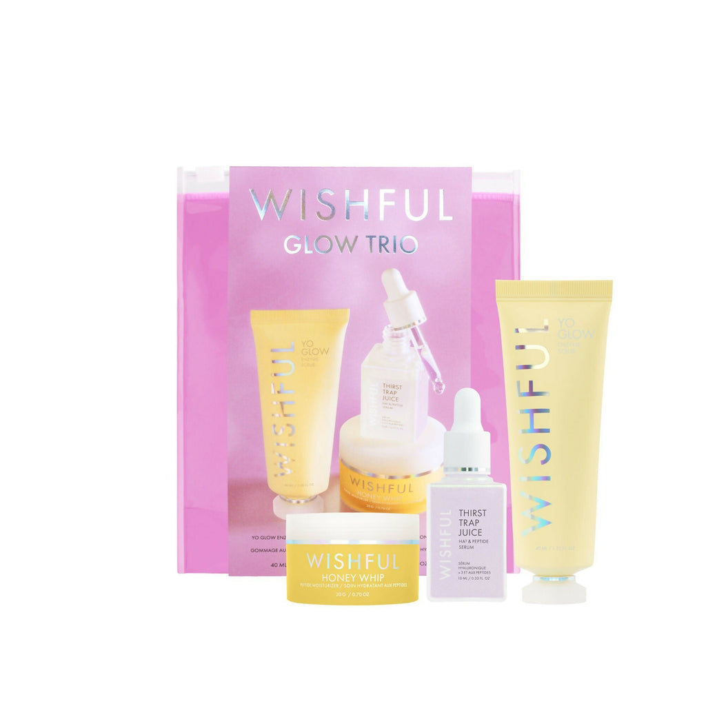 Wishful By Huda Beauty Glow Trio - Korean Skincare | Grocsy