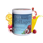 Inja Beauty Collagen For Skin- Hair & Nails- With Vit C- Glutathione- Biotin - Lychee Flavour | Grocsy