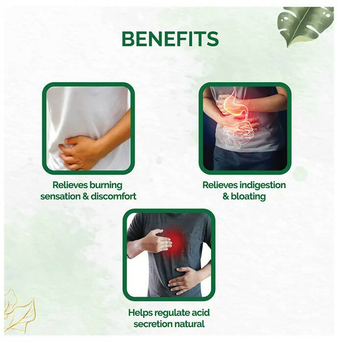Dr. Vaidya's Acidity Relief Capsules | Grocsy