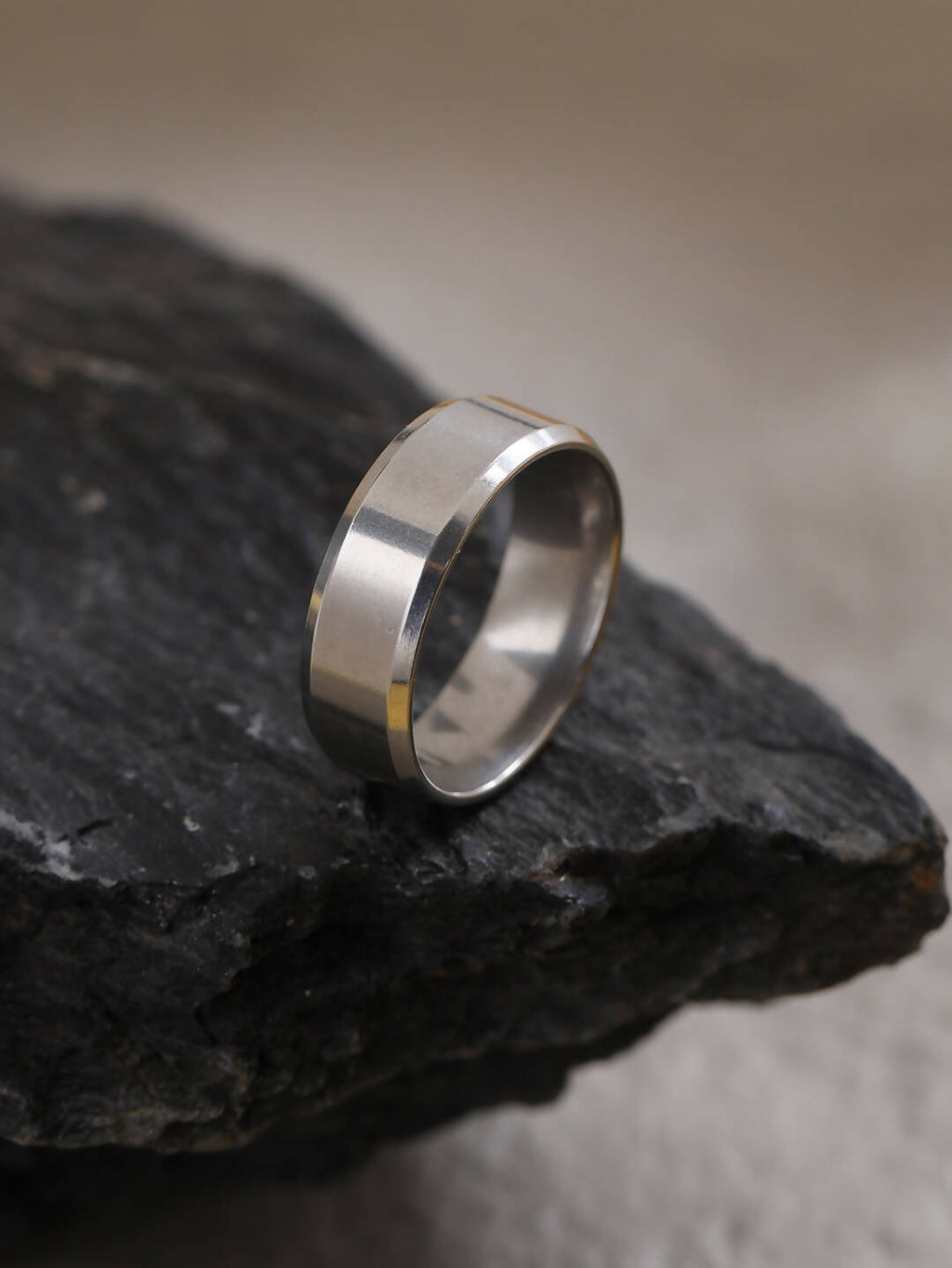 NVR Men's Stainless Steel Finger Ring | Grocsy