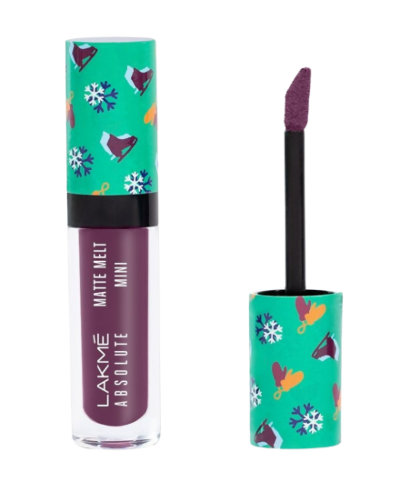 Lakme Absolute Matte Melt Mini Liquid Lip Color - Purple Tourist | Grocsy