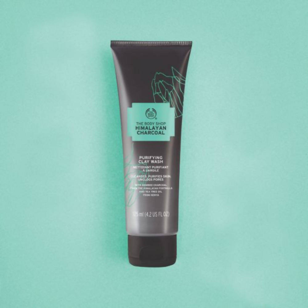 The Body Shop Himalayan Charcoal Purifying Clay Wash | Grocsy