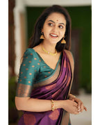 DEIANA'S Beautiful Designer Golden zari Soft Lichi Silk Saree - Majenta | Grocsy
