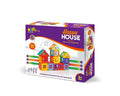 Kipa Multi Colored 120 Pieces Mega Jumbo Happy Home House Building Block with Attractive Windows and Smooth Rounded Edges Blocks Game Fun | Grocsy