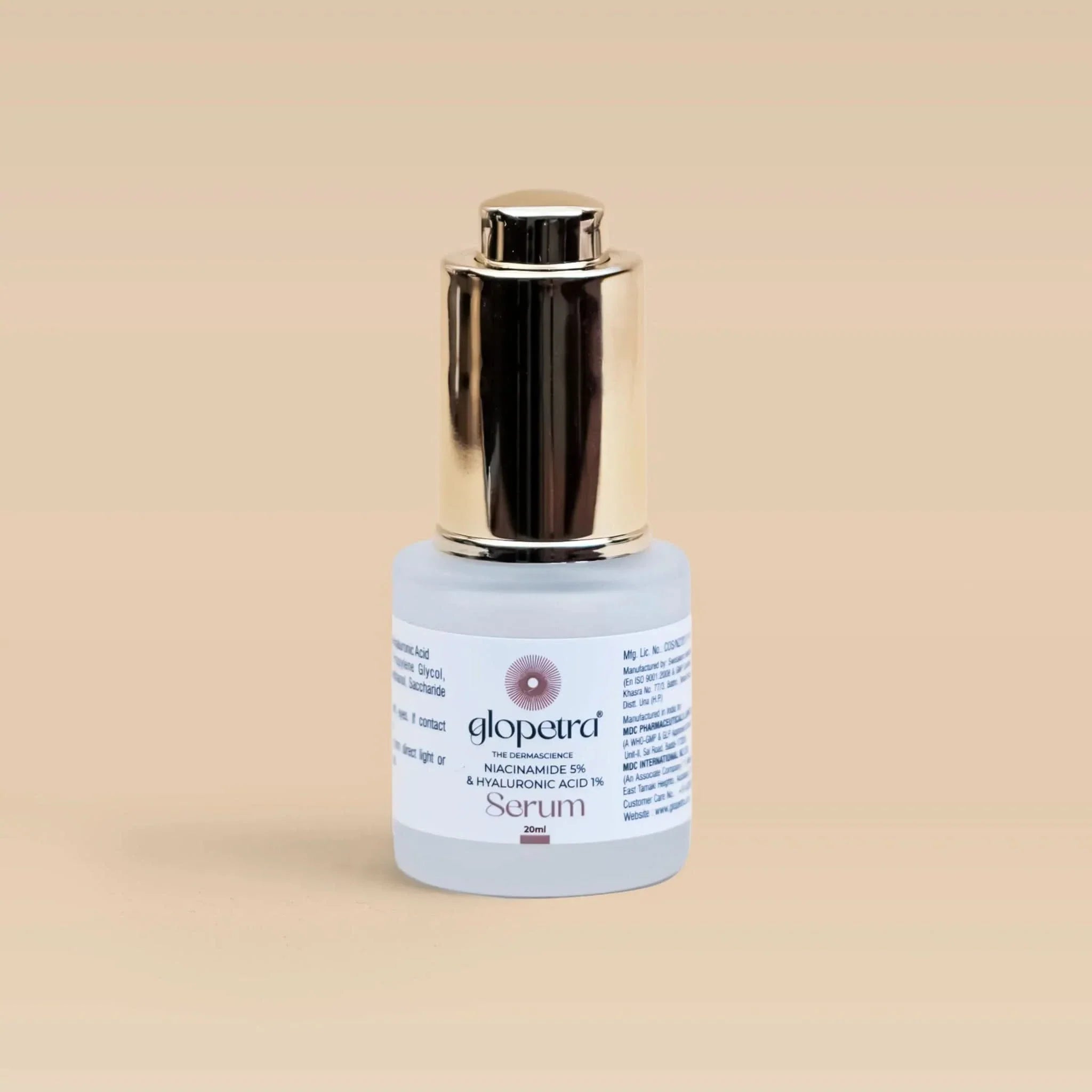 Glopetra Niacinamide & Hyaluronic Acid Serum For Acne & Dark Spots | Grocsy