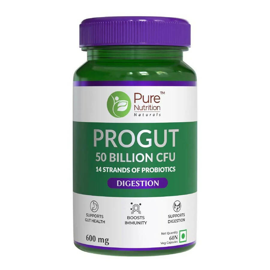 Pure Nutrition Progut Veg Capsules | Grocsy