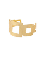 NVR Women Gold-Polished Adjustable Kada Bracelet | Grocsy