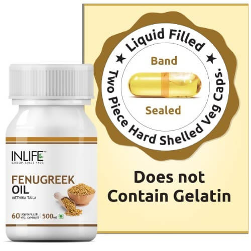 Inlife Fenugreek Oil Capsules | Grocsy