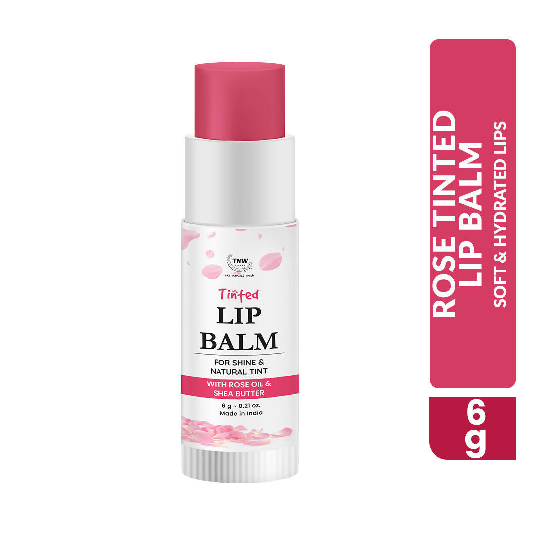 The Natural Wash Moisturizing Rose Tinted Lip Balm Shine & Natural Tint | Grocsy