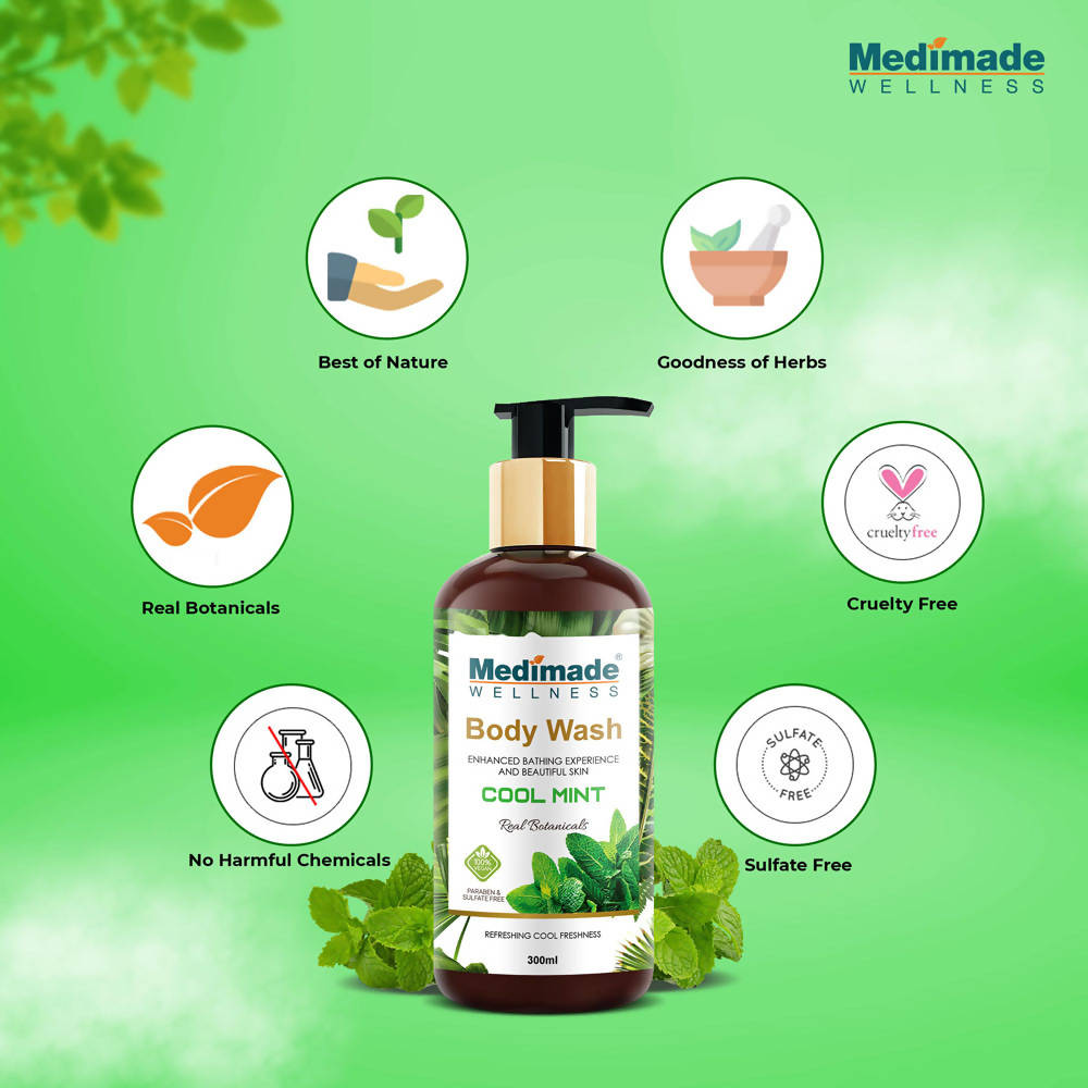 Medimade Wellness Cool Mint Body Wash | Grocsy