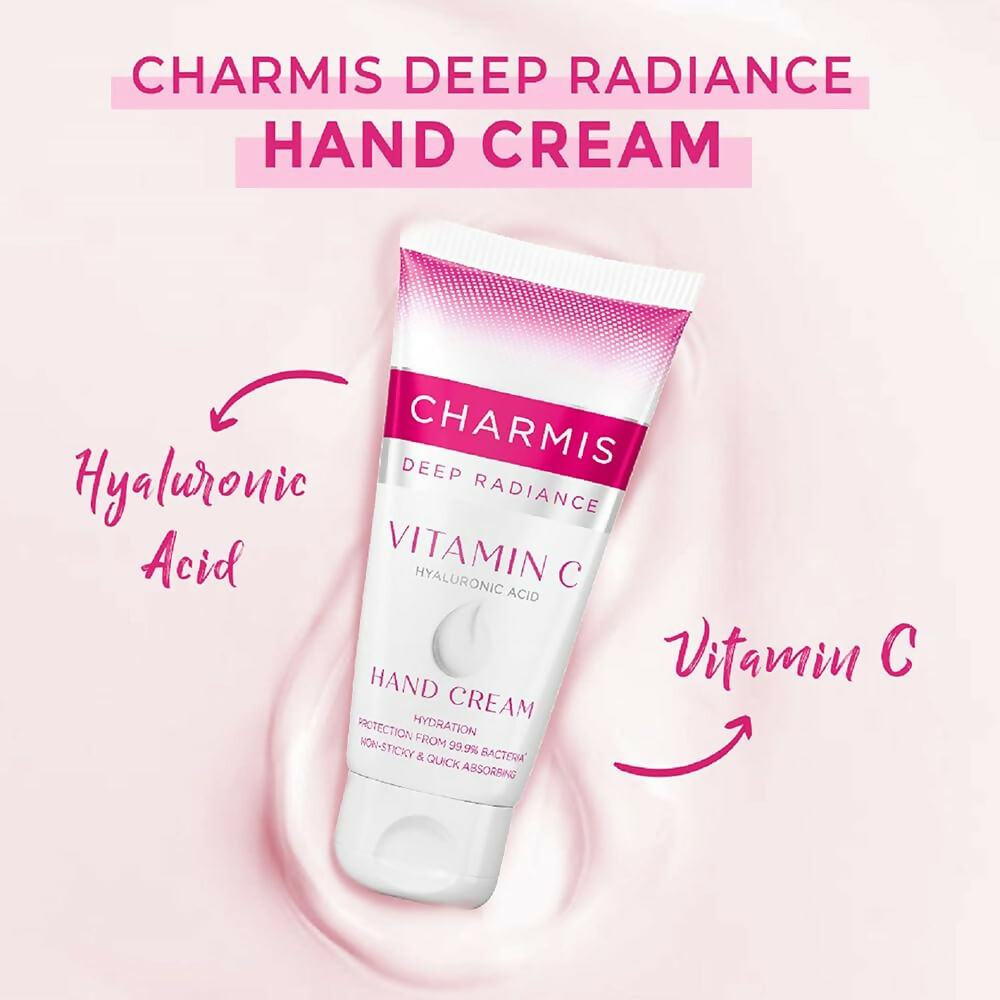Charmis Deep Radiance Vitamin C Cream for Hands with Hyaluronic Acid | Grocsy