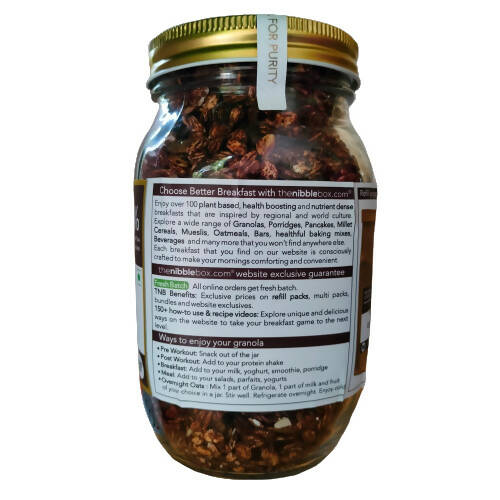 Thenibblebox Belgian Dark Chocolate Granola | Grocsy