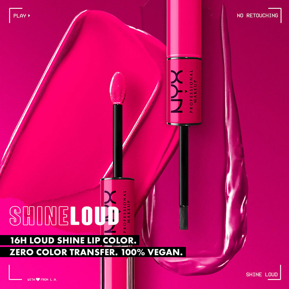 NYX Professional Makeup Shine Loud High Shine Lip Color and Gloss - Trophy Life | Grocsy