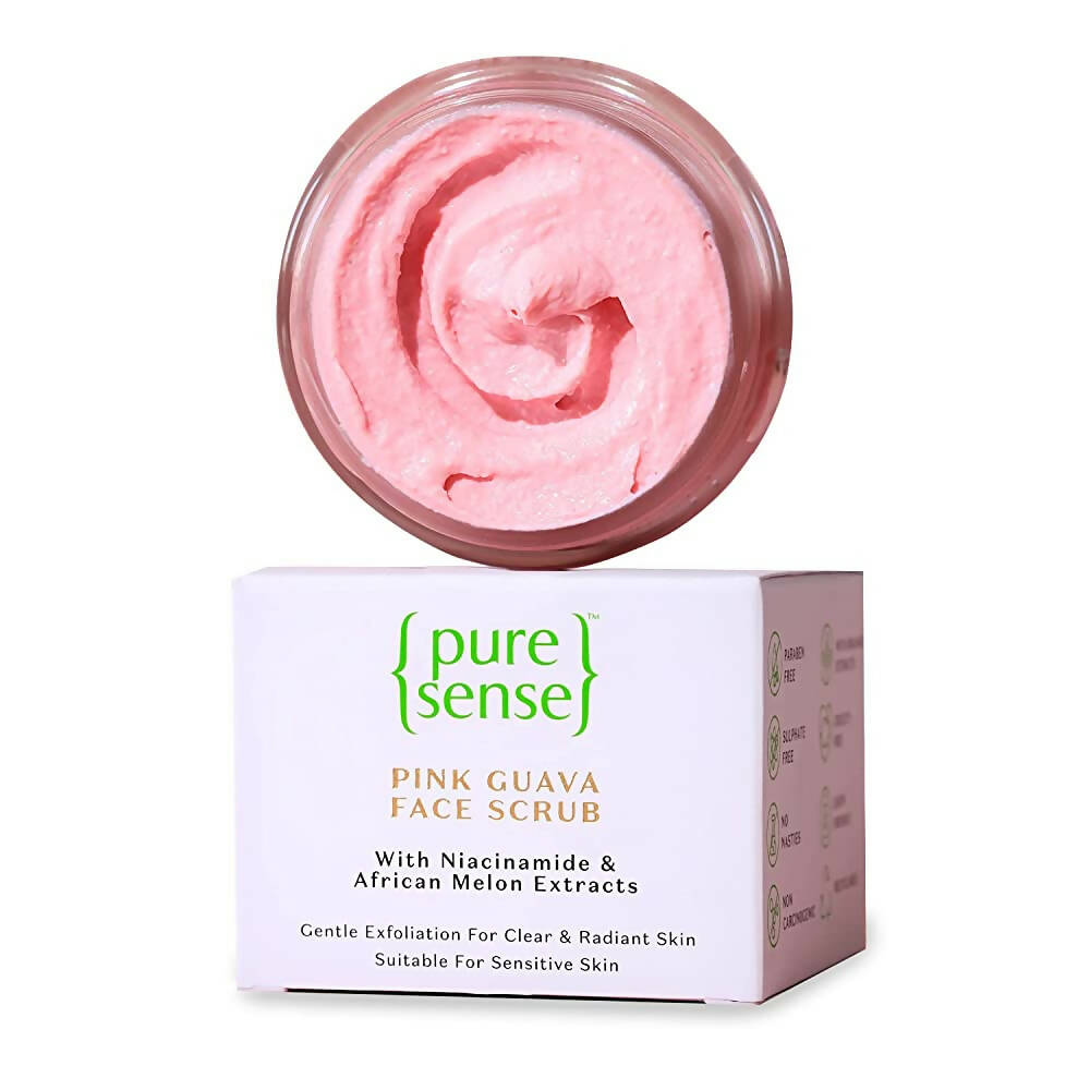 PureSense Pink Guava Face Scrub | Grocsy