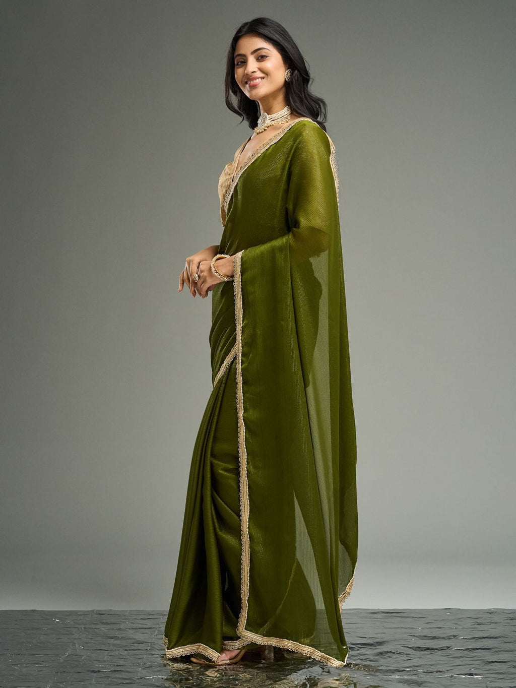 kasee Embellished EmbroideredSaree | Grocsy