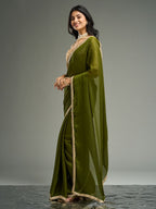 kasee Embellished EmbroideredSaree | Grocsy
