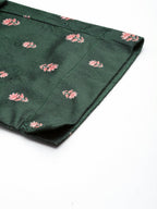 Ahalyaa Women's Traditional Wear Co-ods - Green | Grocsy