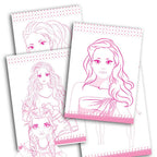 Dreamland Publications Style Studio Fashion Sketch Activity Book 1 for Girls Age 4-8 years | Grocsy