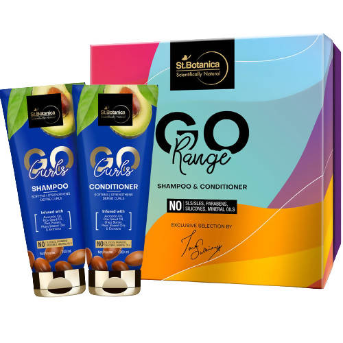 St.Botanica Go Curl Shampoo And Conditioner Combo | Grocsy