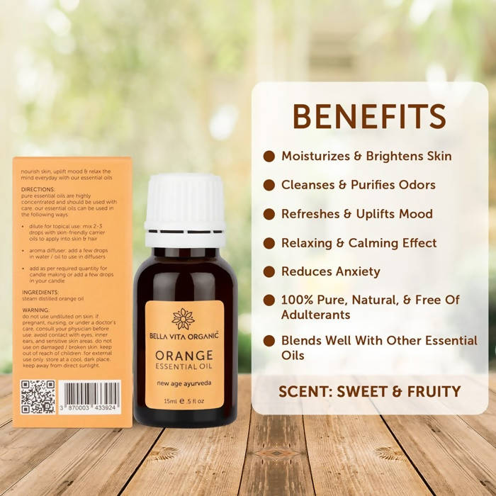 Bella Vita Organic Orange Essential Oil | Grocsy