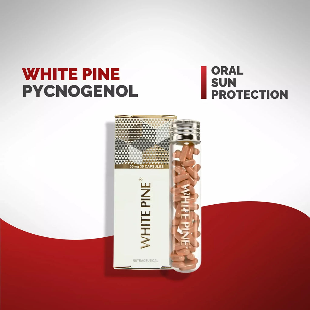 Chosen White Pine Pycnogenol Capsules for Internal Photo Protector And Pigmentation Fighter | Grocsy