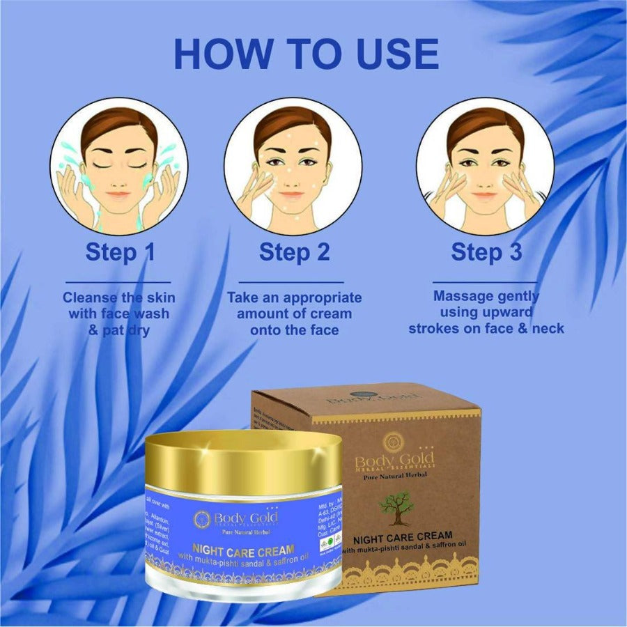 Body Gold Night Care Cream | Grocsy