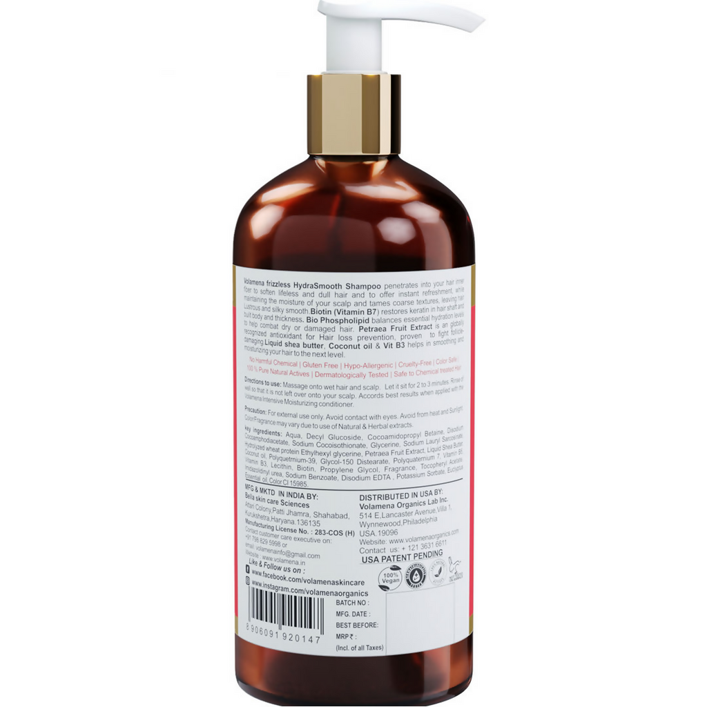 Volamena Frizzless HydraSmooth Shampoo | Grocsy