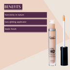 Glam21 Ultra HD Liquid Concealer for HD Finish - Medium Warm | Grocsy