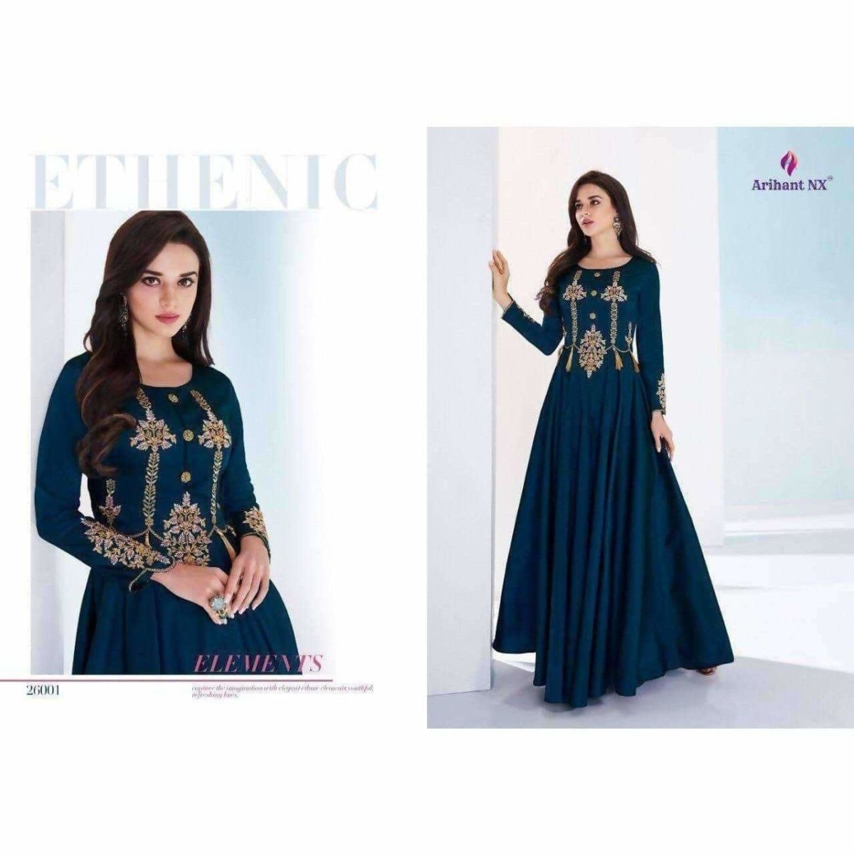 Arihant Nx Saanvi Soft Silk Gown | Grocsy