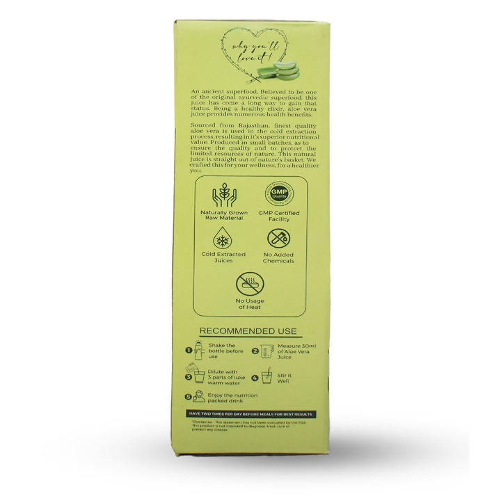 Jivika Naturals Aloe Vera Juice | Grocsy