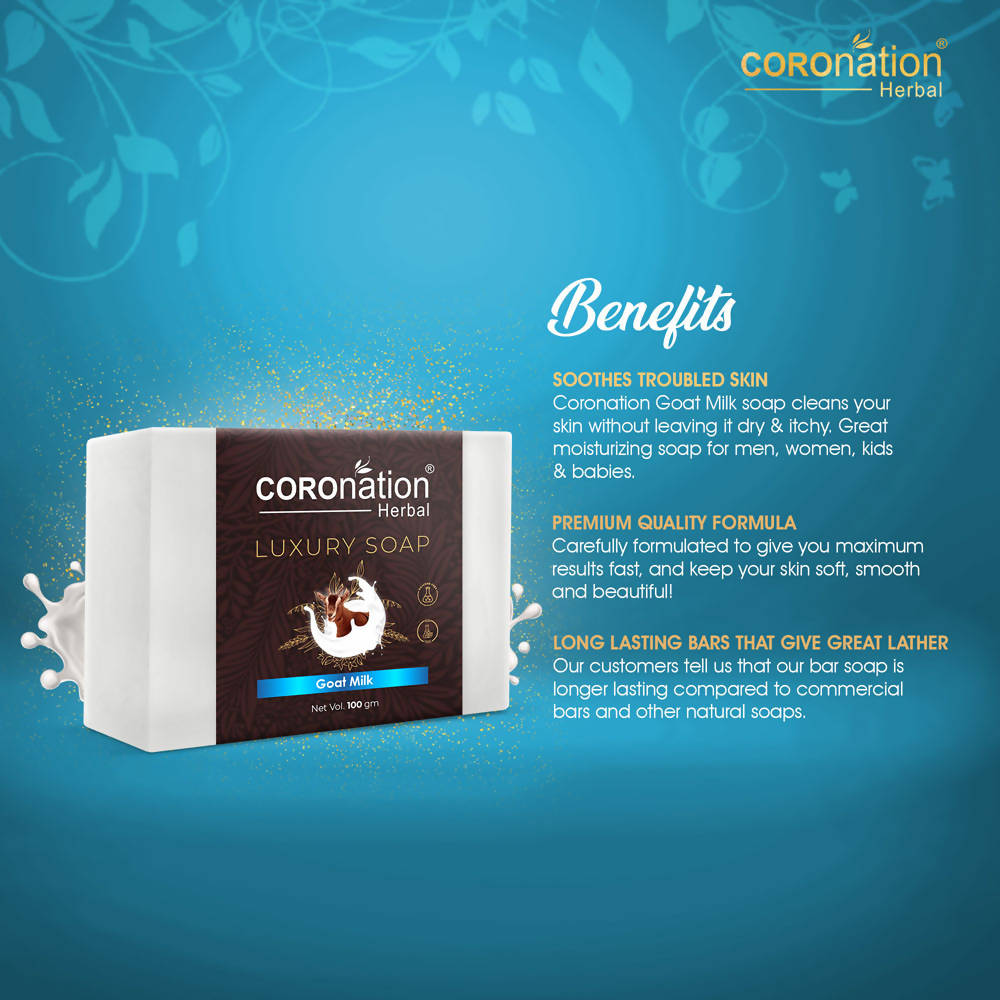 Coronation Herbal Goat Milk Luxury Soap | Grocsy