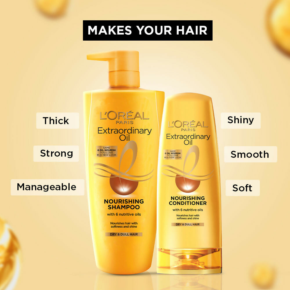 L'Oreal Paris Extraordinary Oil Hair Combo For Shiny & Frizz Free Hair | Grocsy