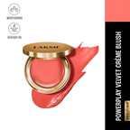 Lakme 9 to 5 Powerplay Velvet Creme Blush - Soft Coral | Grocsy