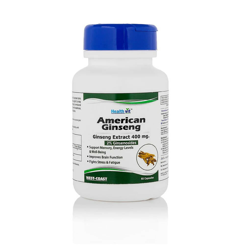 Healthvit American Ginseng Capsules | Grocsy