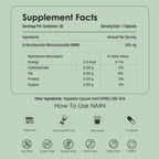 GATACA Pure β-NMN 500 mg Capsules with Nicotinamide Mononucleotide for More Energy, More Endurance, More Life | Grocsy