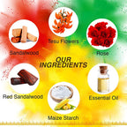 Antarkranti Naturals Red Herbal Handmade Gulal | Grocsy