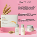 The Face Shop Rice & Ceramide Moisturizing Skincare Set Kit | Grocsy