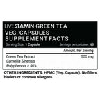 Livestamin Green Tea Capsules | Grocsy