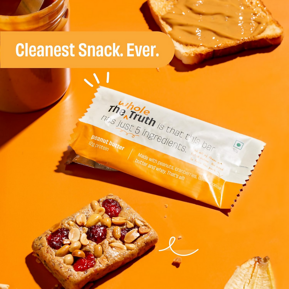 The Whole Truth Protein Bars - Peanut Butter | Grocsy