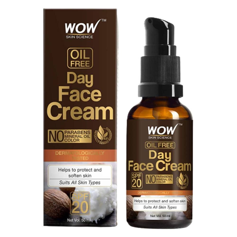 Wow Skin Science Oil Free Day Face Cream - SPF 20 | Grocsy