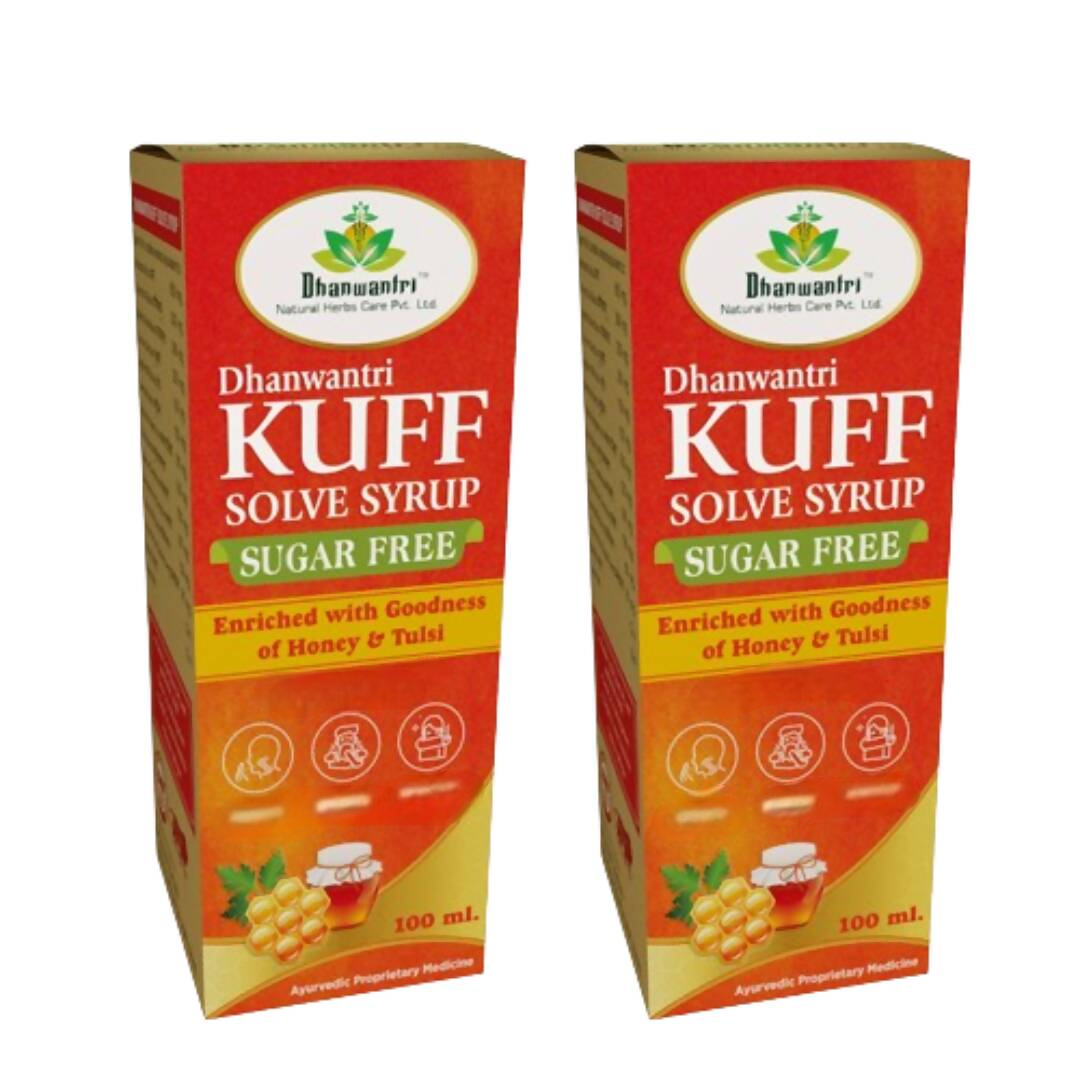 Dhanwantri Kuff Solve Syrup (Sugar Free) | Grocsy