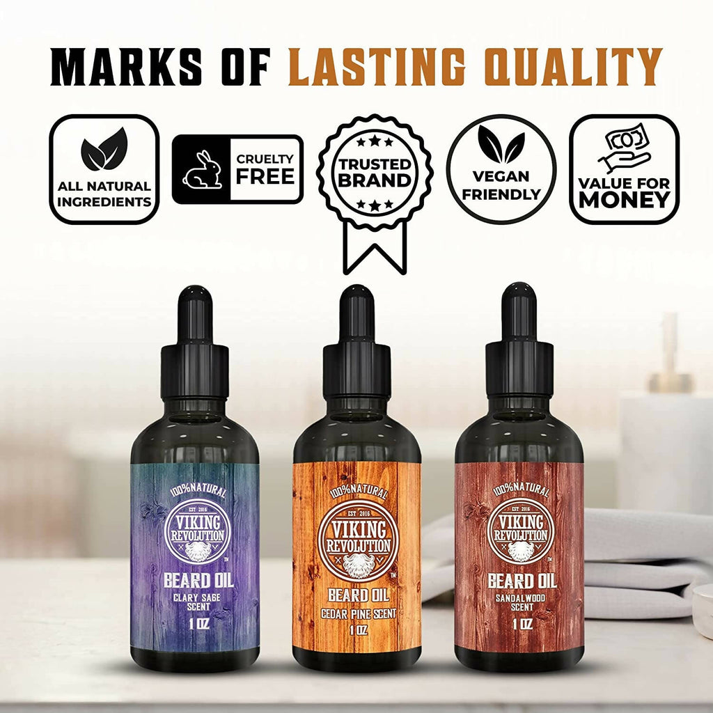 Viking Revolution Beard Oil Combo | Grocsy