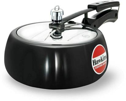 Hawkins Contura Black 3.5 L Pressure Cooker (CB35) | Grocsy