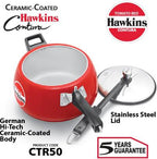 Hawkins Ceramic Coated Contura 5 L Pressure Cooker (CTR50) | Grocsy