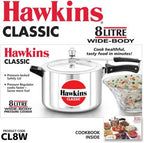 Hawkins Classic 8 L Pressure Cooker (CL8W) | Grocsy