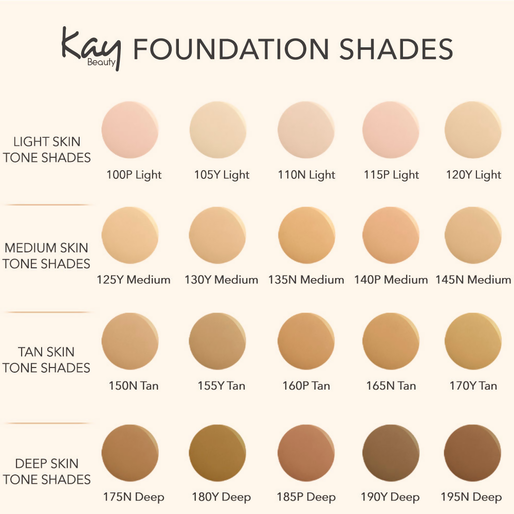 Kay Beauty By Katrina Kaif Hydrating Foundation - 175N Deep | Grocsy