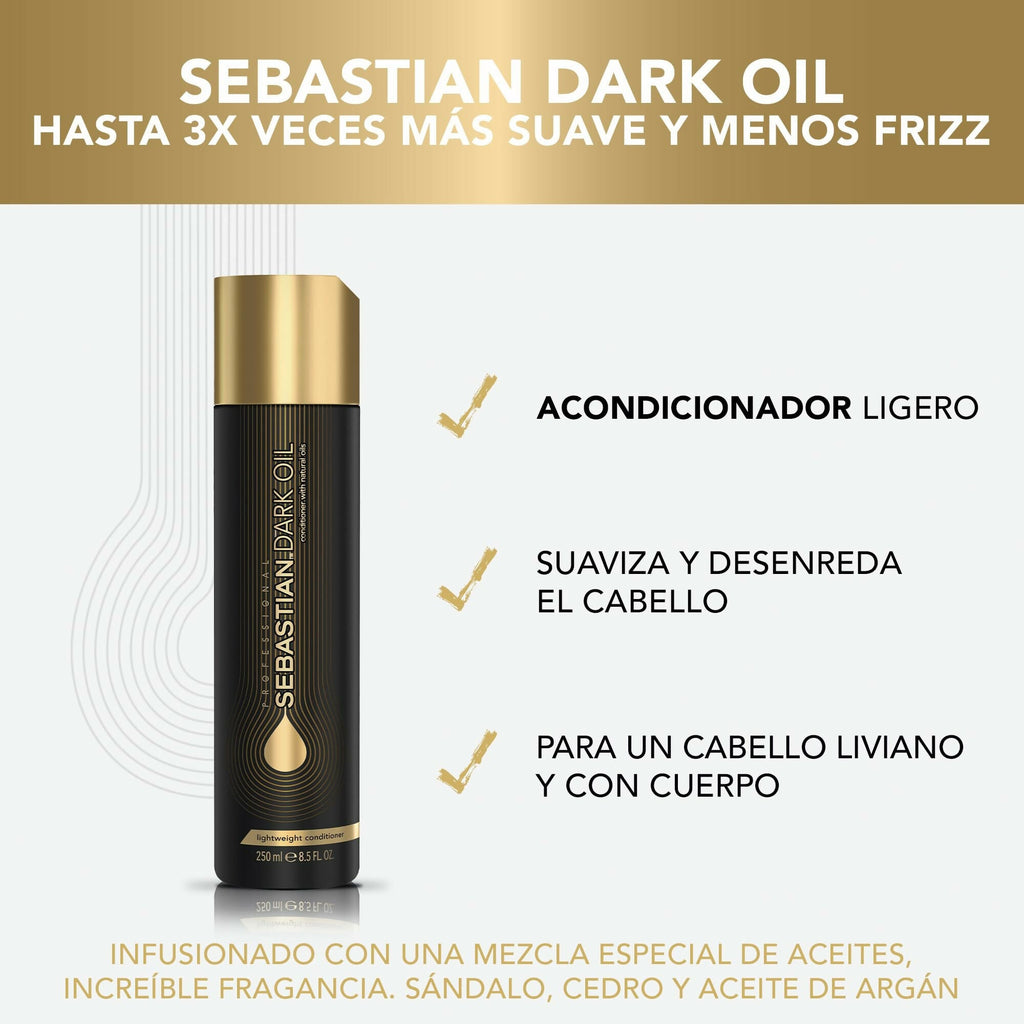 Sebastian Professional Dark Oil Lightweight Hair Conditioner for Smoothening Hair | Grocsy