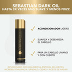 Sebastian Professional Dark Oil Lightweight Hair Conditioner for Smoothening Hair | Grocsy